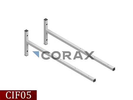 Кронштейн отступ L=900мм Промышленные дымоходы Коракс