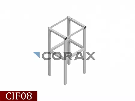 Опора напольная H=1000мм Промышленные дымоходы Коракс